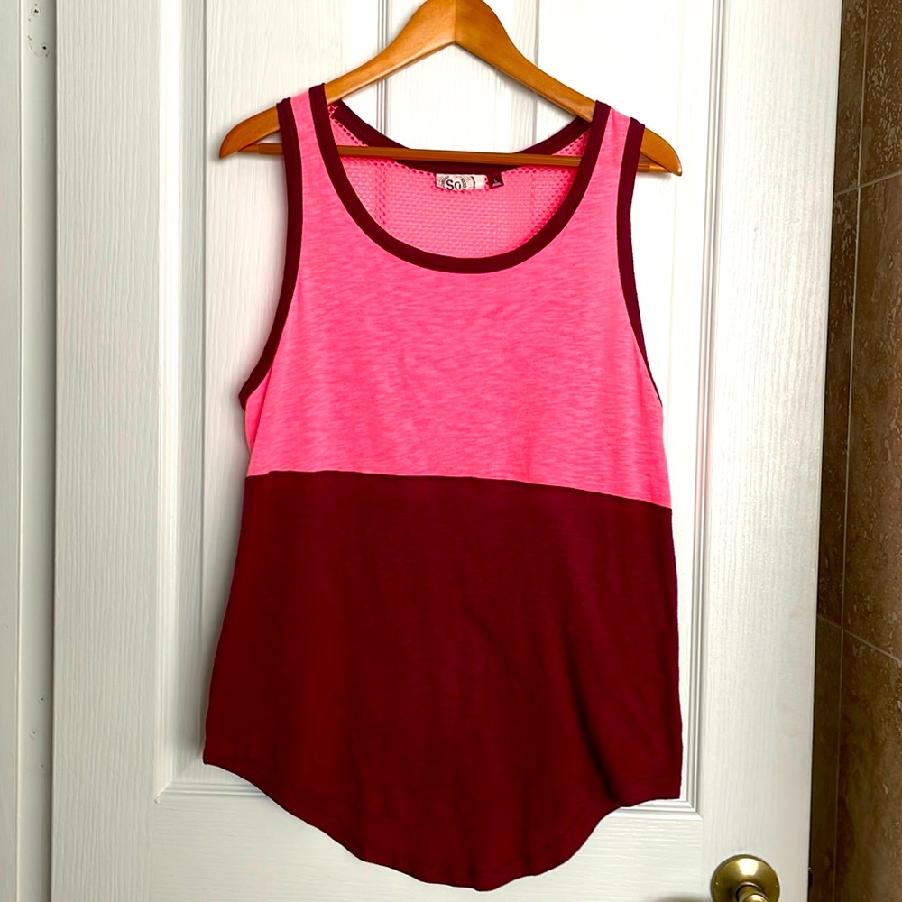 S O Letitia  two tone tank top
